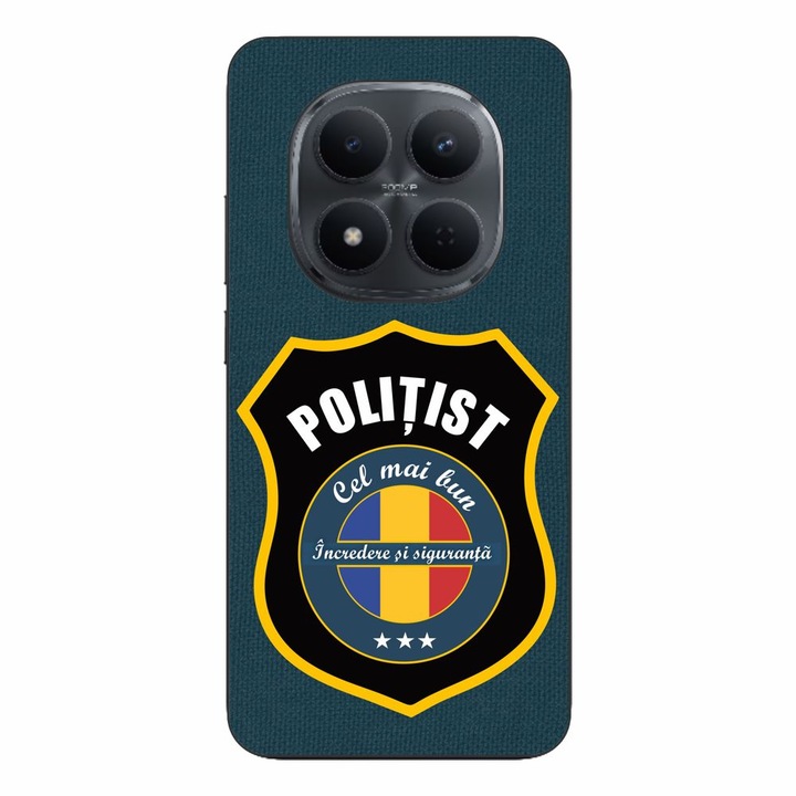 Husa compatibila cu Xiaomi Redmi Note 15 Pro Plus Silicon Gel Tpu Model Politist