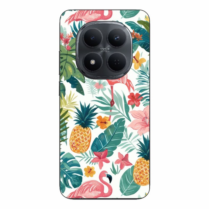Husa compatibila cu Xiaomi Redmi Note 15 Pro Plus Silicon Gel Tpu Model Tropical Pattern