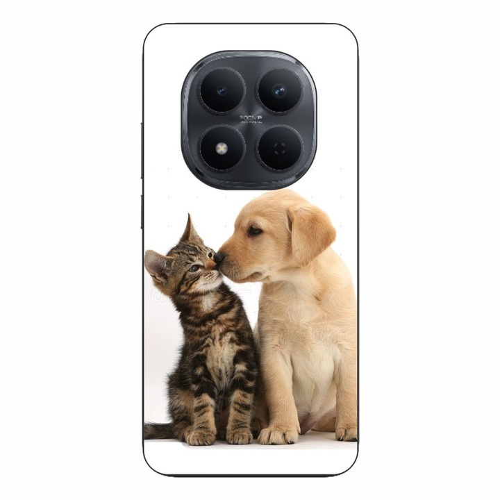 Husa compatibila cu Xiaomi Redmi Note 15 Pro Plus Silicon Gel Tpu Model Pisicuta Catelus Prieteni