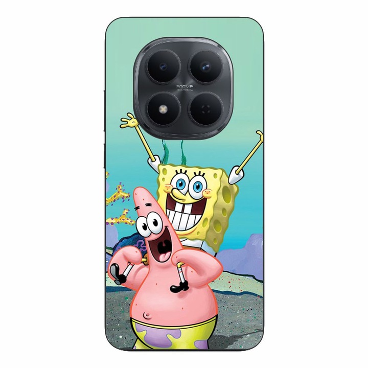Husa compatibila cu Xiaomi Redmi Note 15 Pro Plus Silicon Gel Tpu Model Spongebob