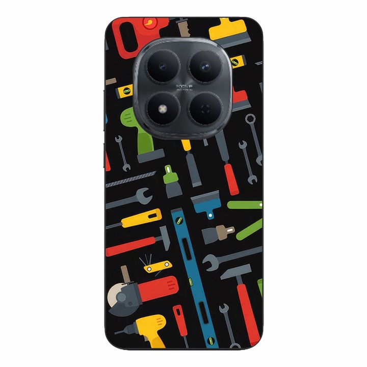 Husa compatibila cu Xiaomi Redmi Note 15 Pro 5G Silicon Gel Tpu Model Unelte Pattern