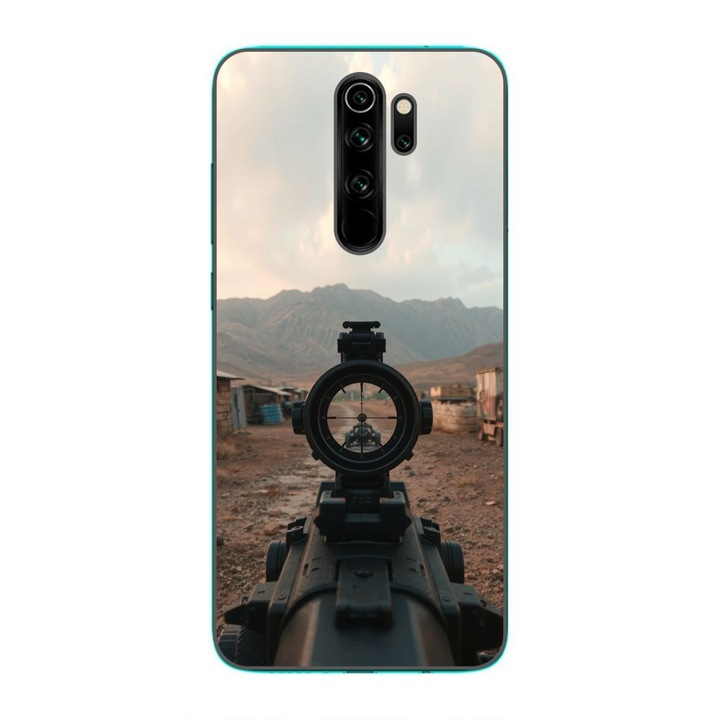 Husa compatibila cu Xiaomi Redmi Note 8 Pro Silicon Gel Tpu Model First Person Shooter