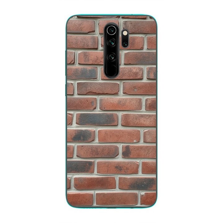 Husa compatibila cu Xiaomi Redmi Note 8 Pro Silicon Gel Tpu Model Brick Wall