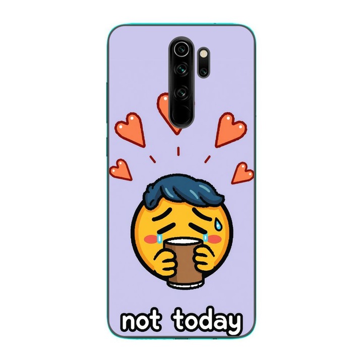 Husa compatibila cu Xiaomi Redmi Note 8 Pro Silicon Gel Tpu Model Not Today