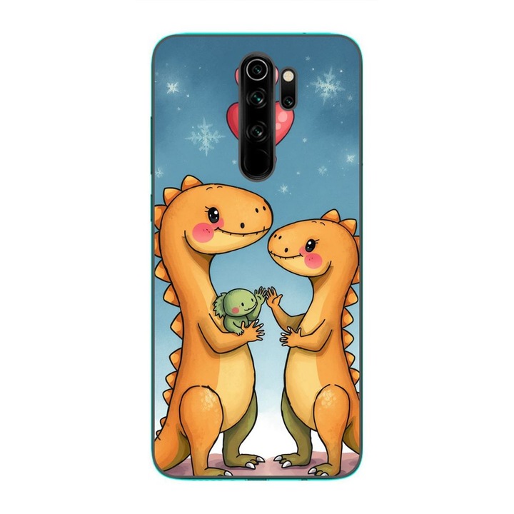 Husa compatibila cu Xiaomi Redmi Note 8 Pro Silicon Gel Tpu Model Dino Cute Family