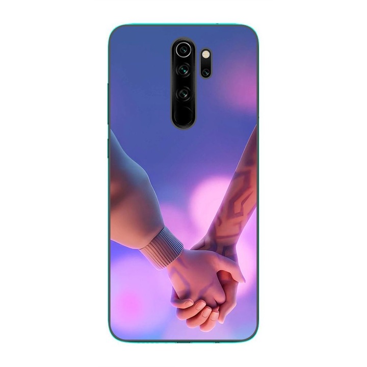 Husa compatibila cu Xiaomi Redmi Note 8 Pro Silicon Gel Tpu Model KPop Demon Hunters Couples Hands