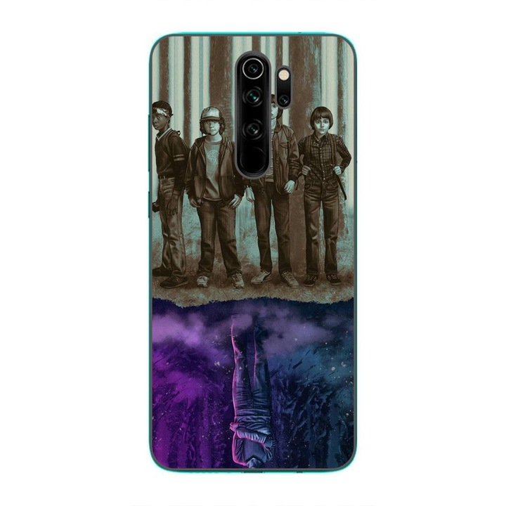 Husa compatibila cu Xiaomi Redmi Note 8 Pro Silicon Gel Tpu Model Stranger Things Upside Down Eleven
