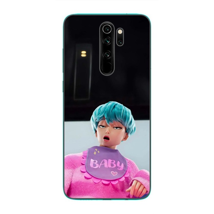 Husa compatibila cu Xiaomi Redmi Note 8 Pro Silicon Gel Tpu Model KPop Demon Hunters Saja Baby