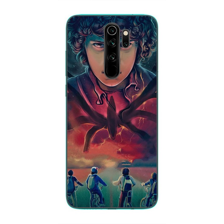 Husa compatibila cu Xiaomi Redmi Note 8 Pro Silicon Gel Tpu Model Stranger Things Cartoon