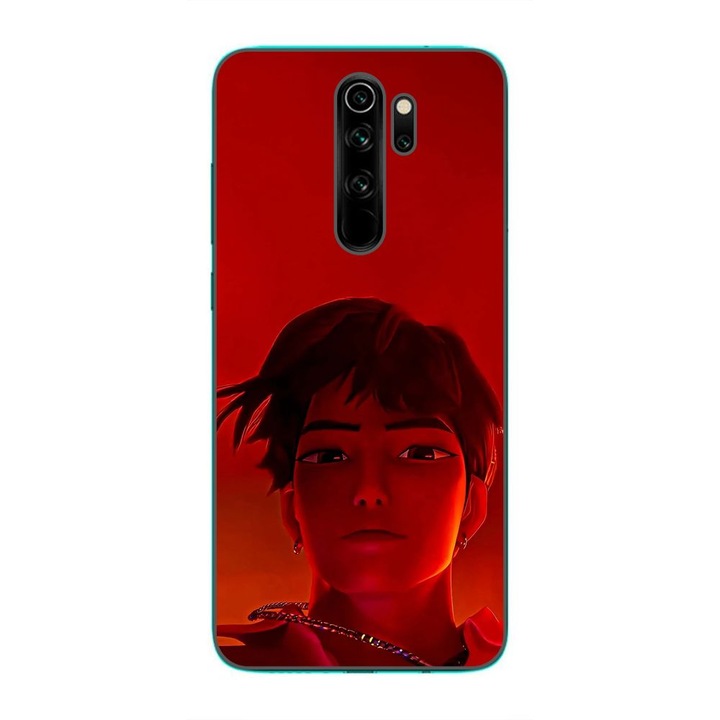 Husa compatibila cu Xiaomi Redmi Note 8 Pro Silicon Gel Tpu Model KPop Demon Hunters Jinu Red