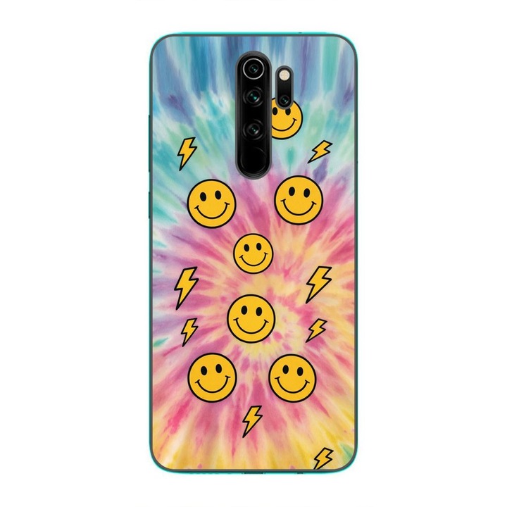 Husa compatibila cu Xiaomi Redmi Note 8 Pro Silicon Gel Tpu Model Retro Smiley Faces