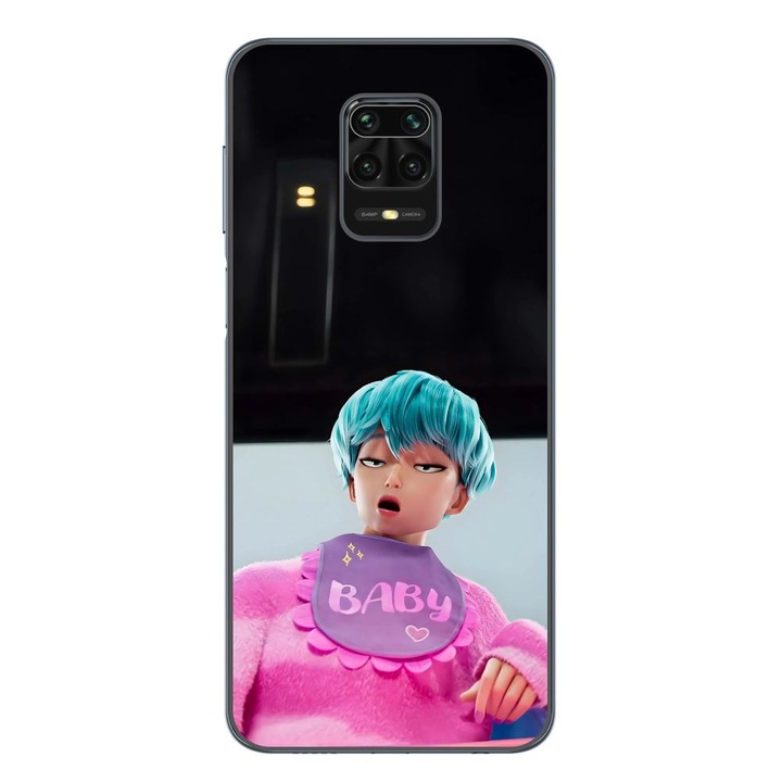 Husa compatibila cu Xiaomi Redmi Note 9 Pro Silicon Gel Tpu Model KPop Demon Hunters Saja Baby
