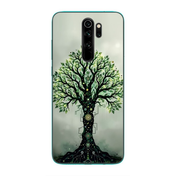 Husa compatibila cu Xiaomi Redmi Note 8 Pro Silicon Gel Tpu Model Mystical Tree