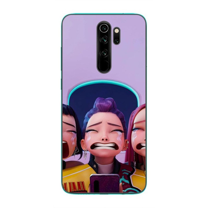 Husa compatibila cu Xiaomi Redmi Note 8 Pro Silicon Gel Tpu Model KPop Demon Hunters Crying Girls