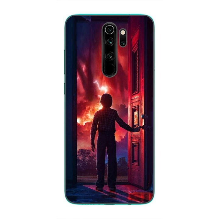 Husa compatibila cu Xiaomi Redmi Note 8 Pro Silicon Gel Tpu Model Stranger Things Door to Hell