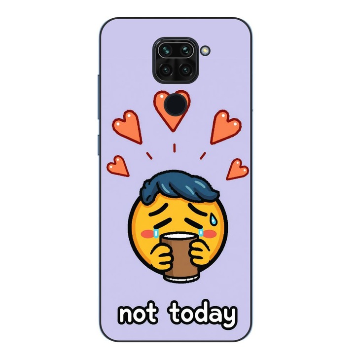 Husa compatibila cu Xiaomi Redmi Note 9 Silicon Gel Tpu Model Not Today