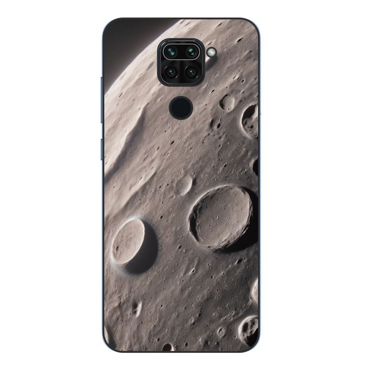 Husa compatibila cu Xiaomi Redmi Note 9 Silicon Gel Tpu Model Moon Surface