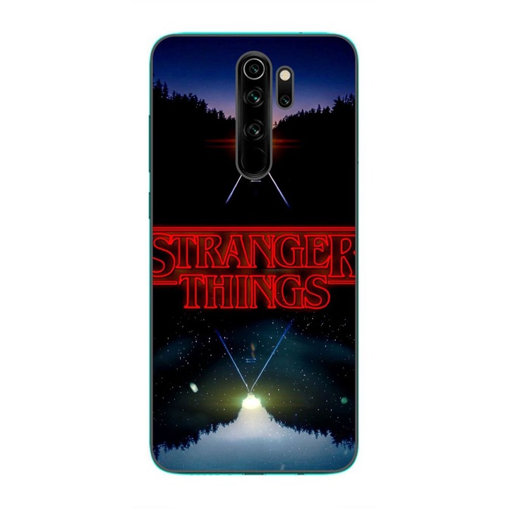 Husa compatibila cu Xiaomi Redmi Note 8 Pro Silicon Gel Tpu Model Stranger Things Sunset