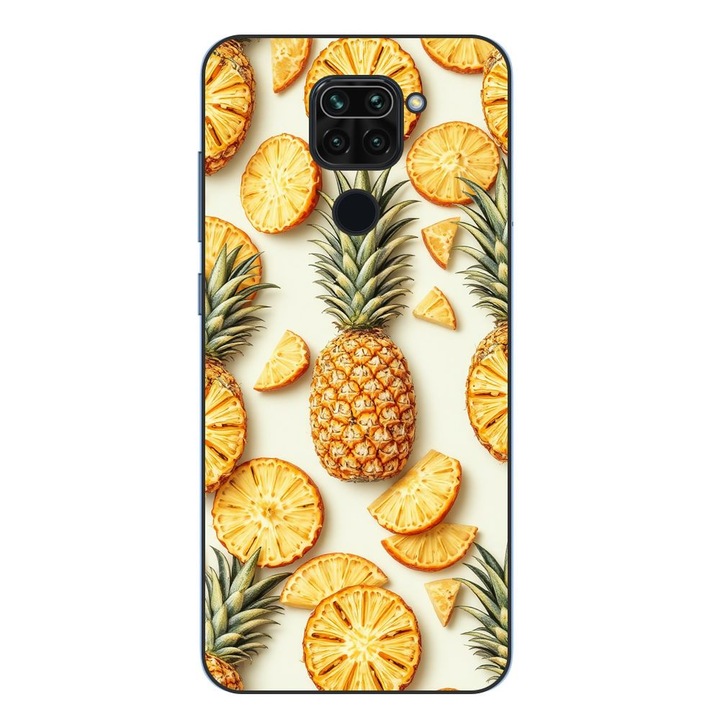 Husa compatibila cu Xiaomi Redmi Note 9 Silicon Gel Tpu Model Juicy Pineapple