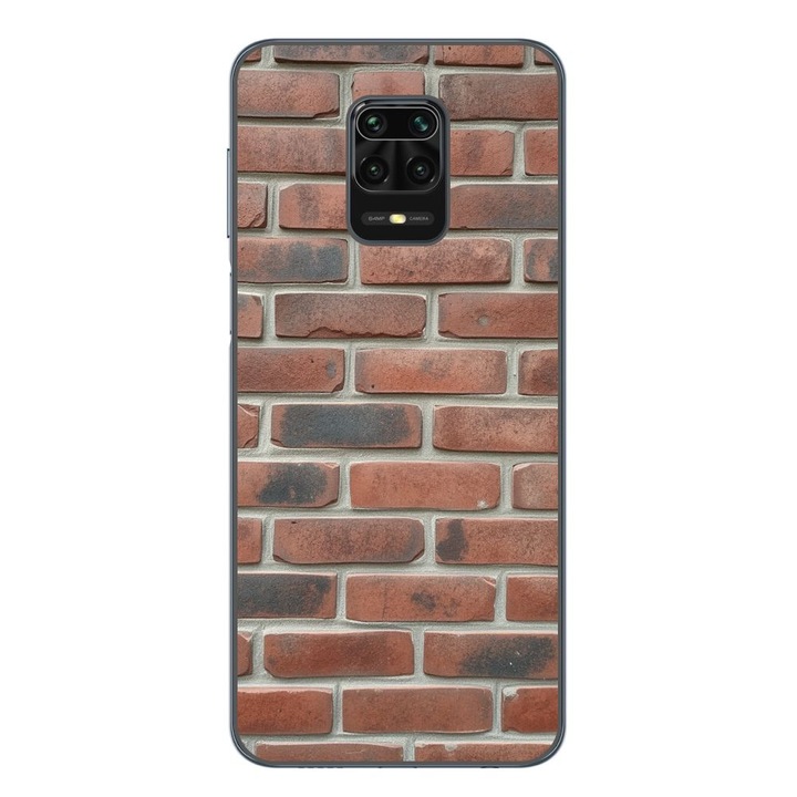 Husa compatibila cu Xiaomi Redmi Note 9 Pro Silicon Gel Tpu Model Brick Wall