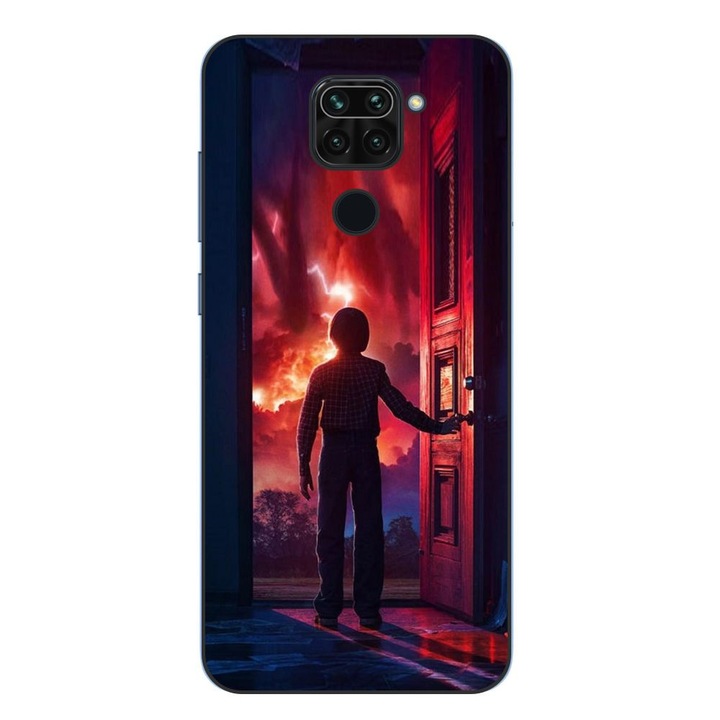 Husa compatibila cu Xiaomi Redmi Note 9 Silicon Gel Tpu Model Stranger Things Door to Hell