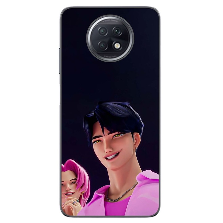 Husa compatibila cu Xiaomi Redmi Note 9T Silicon Gel Tpu Model KPop Demon Hunters Saja Cool