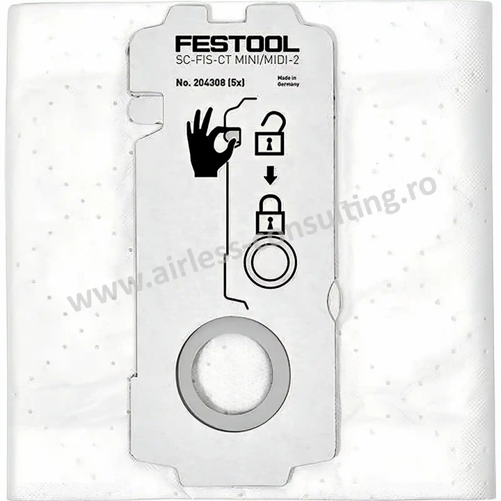 Филтърна торба SELFCLEAN SC-FIS-CT MINI/MIDI-2/5/CT15, Festool