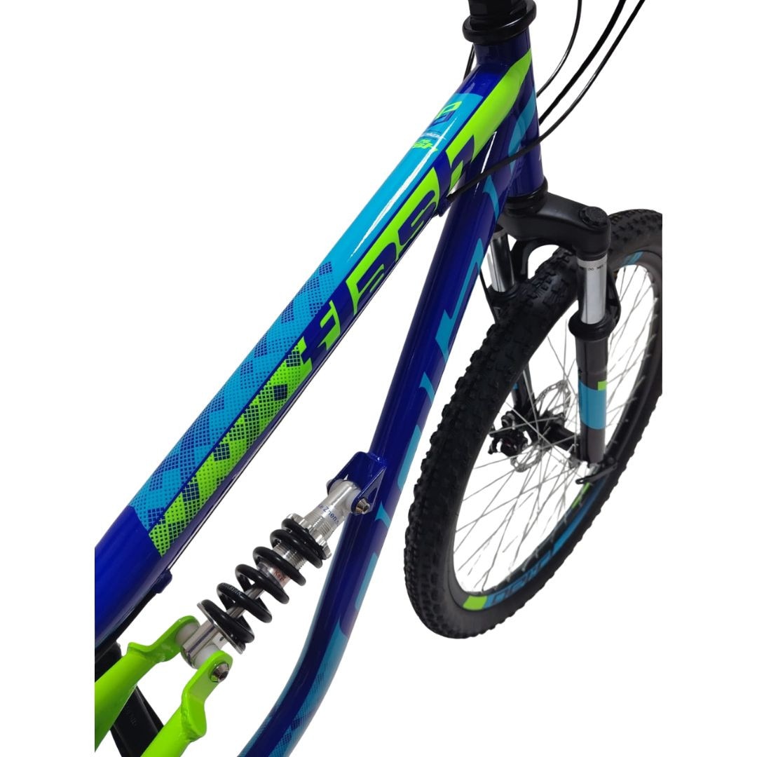 Bicicleta MTB DHS Polar Flash 26 inch full suspension, 18 viteze