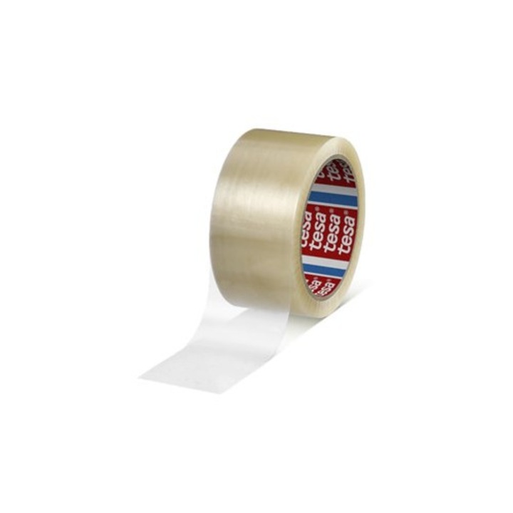 Banda adeziva NEOPAK Pentru ambalare, 50mm x 66m, Transparent, Polipropilena