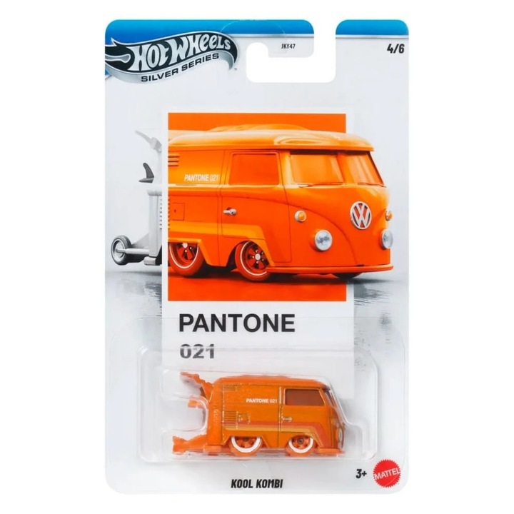 Masinuta Metalica Hot Wheels Kool Kombi Pantone Portocaliu