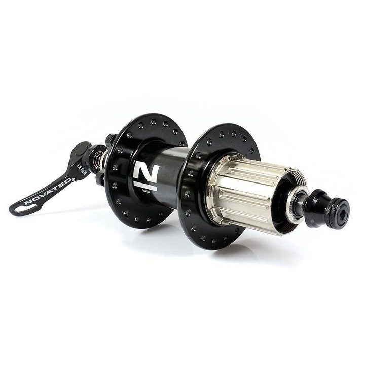 Butuc spate Novatec NT-D042SB 8/9/10/11 MTB viteze 36H, negru