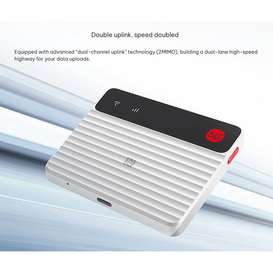 Router portabil ZTE F50 Pro 5G WiFi 6 500 Mbps, NFC, pana la 16 ...