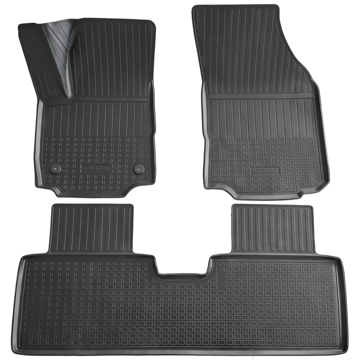 Set de covorase cauciuc 3D stil tavita premium pentru Chevrolet Equinox III, 3 din 2017-2024