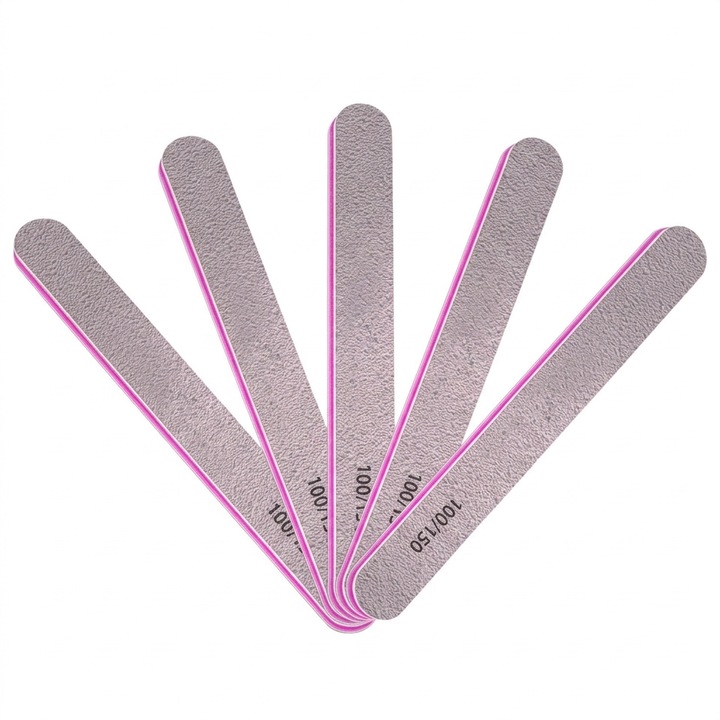 Set 5 Pile Unghii Dreapte Sela 20 – Duritate 100/150