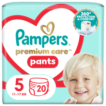 Scutece-Chilotel Pampers Premium Care Pants Marimea 5, 11kg-17kg, 20 buc