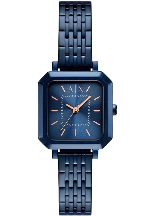 Дамски часовник Armani Exchange AX5730, синьо, неръждаема стомана, кварцов механизъм, водоустойчив до 50 метра