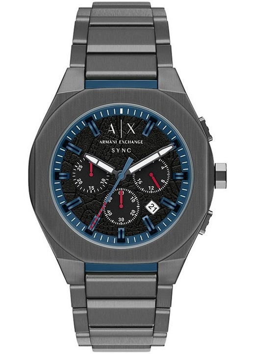 Часовник за мъже, Armani Exchange, AX4295, сив, неръждаема стомана, кварцов механизъм, водоустойчивост 50 м