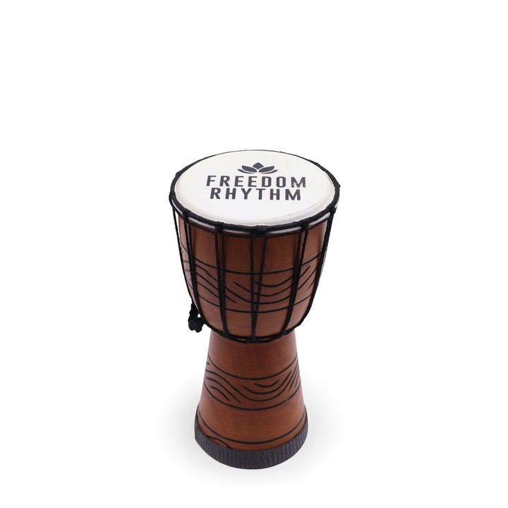 Obiect decorativ, Ancient Wisdom, Djembe profesional mic, Freedom Rhythm, înalt