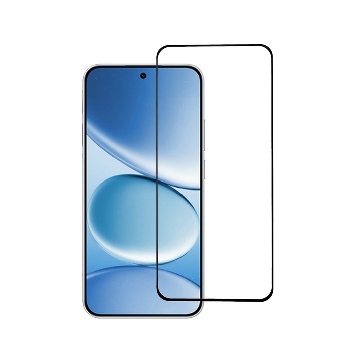 Стъклен Протектор за Xiaomi Redmi Note 15 Pro Plus, Прозрачен/ Черен