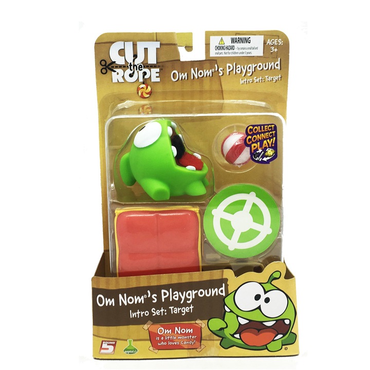 Set de joacă Cut the Rope Om Nom's Playground Target 802148 F, Țintă, 21x14 cm