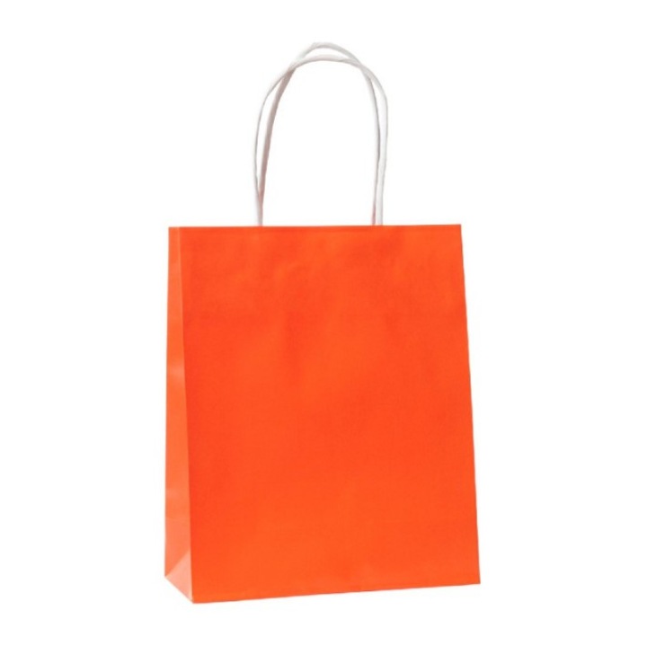 Set 5 Torbe Papirice POMARANCZOWE 240x100x340 mm