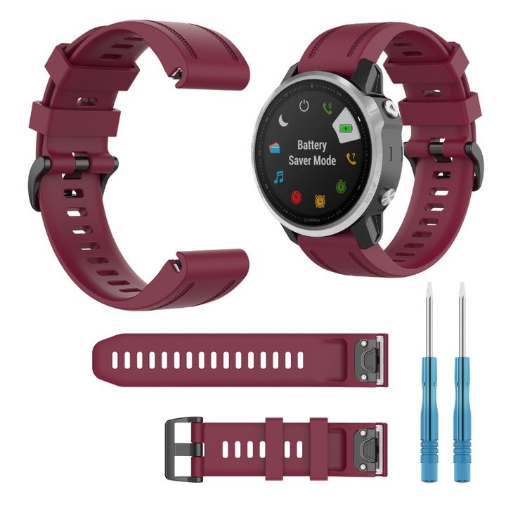 Pasek sportiv pentru Garmin Fenix 5s / 6s / Pro 7s / 7s Solar / Fenix 8, 20mm, multicolor, 198x20mm