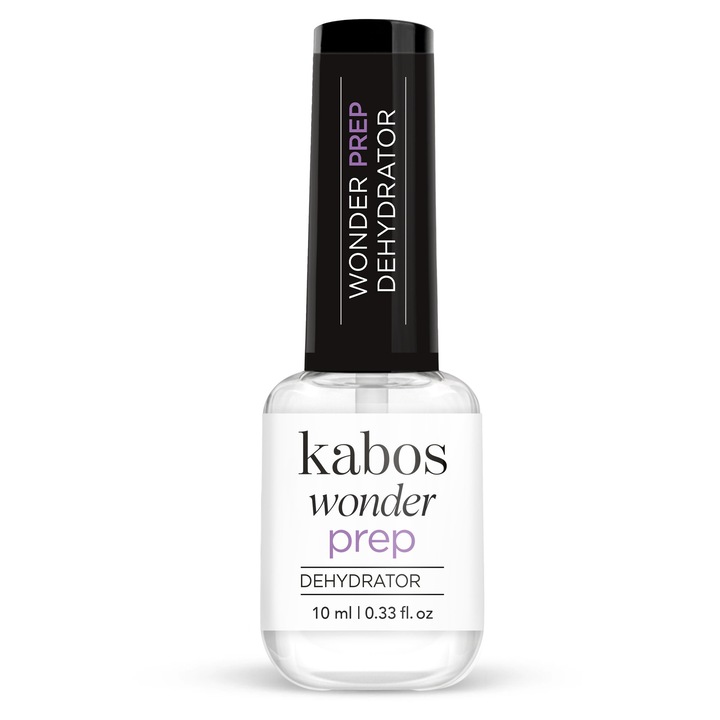 Dehidratant pentru Unghii, Degresare si Pregatire, Kabos Wonder Prep, 10ml, Nail Prep pentru Semipermanenta si Gel, Fara Lampa