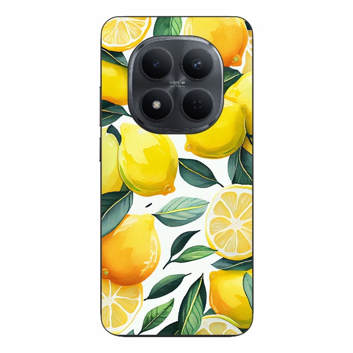 Husa compatibila cu Xiaomi Redmi Note 15 Pro Plus Silicon Gel Tpu Model Lemons Pattern