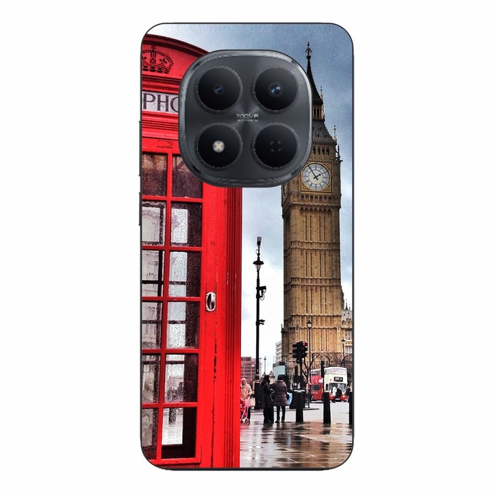 Husa compatibila cu Xiaomi Redmi Note 15 Pro Plus Silicon Gel Tpu Model London