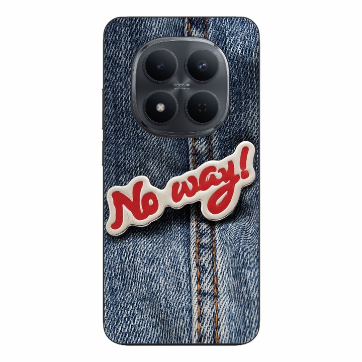 Husa compatibila cu Xiaomi Redmi Note 15 Pro Plus Silicon Gel Tpu Model No Way Jeans