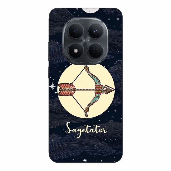 Husa compatibila cu Xiaomi Redmi Note 15 Pro Plus Silicon Gel Tpu Model Horoscop Sagetator