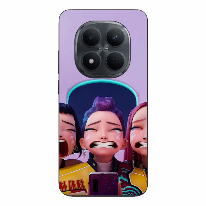 Husa compatibila cu Xiaomi Redmi Note 15 Pro Plus Silicon Gel Tpu Model KPop Demon Hunters Crying Girls