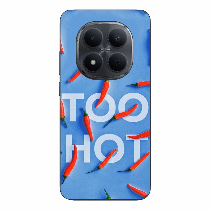 Husa compatibila cu Xiaomi Redmi Note 15 Pro Plus Silicon Gel Tpu Model Mesaj Too Hot