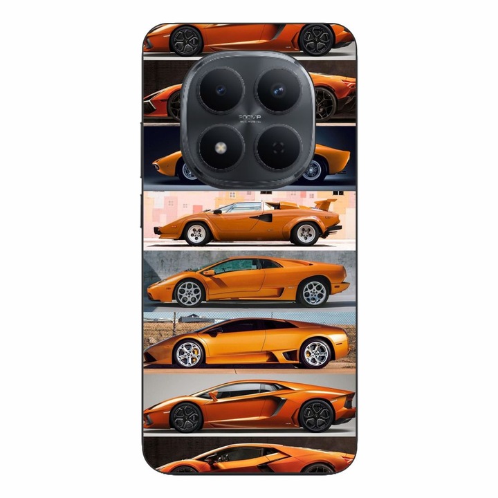 Husa compatibila cu Xiaomi Redmi Note 15 Pro Plus Silicon Gel Tpu Model Masini Lamborghini